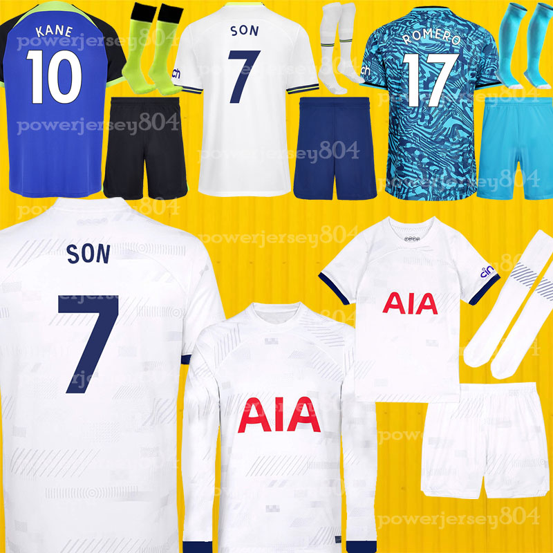 2023 2024 season SPURS Soccer Jersey KANE SON RICHARLI SON KULUSEVSKI HOJBJERG SPENCE PERISIC DIER LUCAS ROMERO Football kit shirt Men kids sets Tottenhams outdoor, Third kids socks
2023 2024 season SPURS Soccer Jersey KANE SON RICHARLI SON KULUSEVSKI HOJBJERG SPENCE PERISIC DIER LUCAS ROMERO Football kit shirt Men kids sets Tottenhams outdoor, Third kids socks