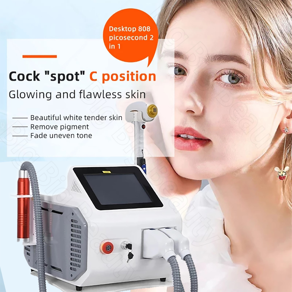 Diode 2 IN 1 Pico Laser 808 Laser Machine Picosecond + 808 Hair Removal Machine Epilator Diode Laser Plus Pico Machine 1200W
Diode 2 IN 1 Pico Laser 808 Laser Machine Picosecond + 808 Hair Removal Machine Epilator Diode Laser Plus Pico Machine 1200W
