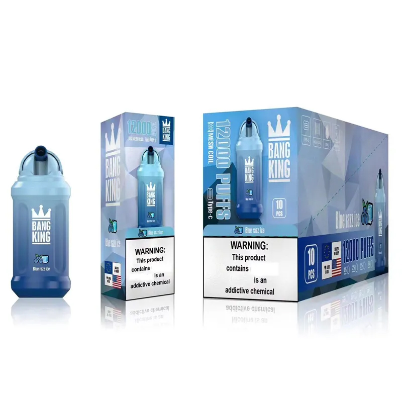 original Bang king 12000 puffs Bar E cigarette Disposable vape pen puff 12k 9000 20ml pre-filled cartridges pods vapes 600mAh recharger battery mesh coil bars 0% 2% 5% 7k 9k
original Bang king 12000 puffs Bar E cigarette Disposable vape pen puff 12k 9000 20ml pre-filled cartridges pods vapes 600mAh recharger battery mesh coil bars 0% 2% 5% 7k 9k