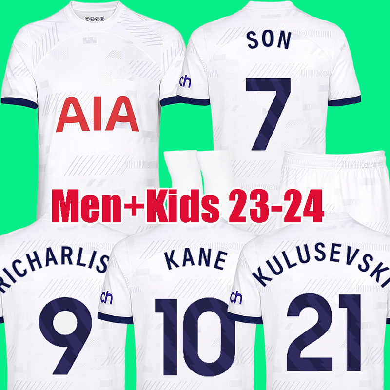 23 24 SON KANE soccer jersey RICHARLISON ROMERO football shirt KULUSEVSKI BENTANCUR 2023 2024 top men kids kits Camiseta de futbol, 1986-1988 third
23 24 SON KANE soccer jersey RICHARLISON ROMERO football shirt KULUSEVSKI BENTANCUR 2023 2024 top men kids kits Camiseta de futbol, 1986-1988 third