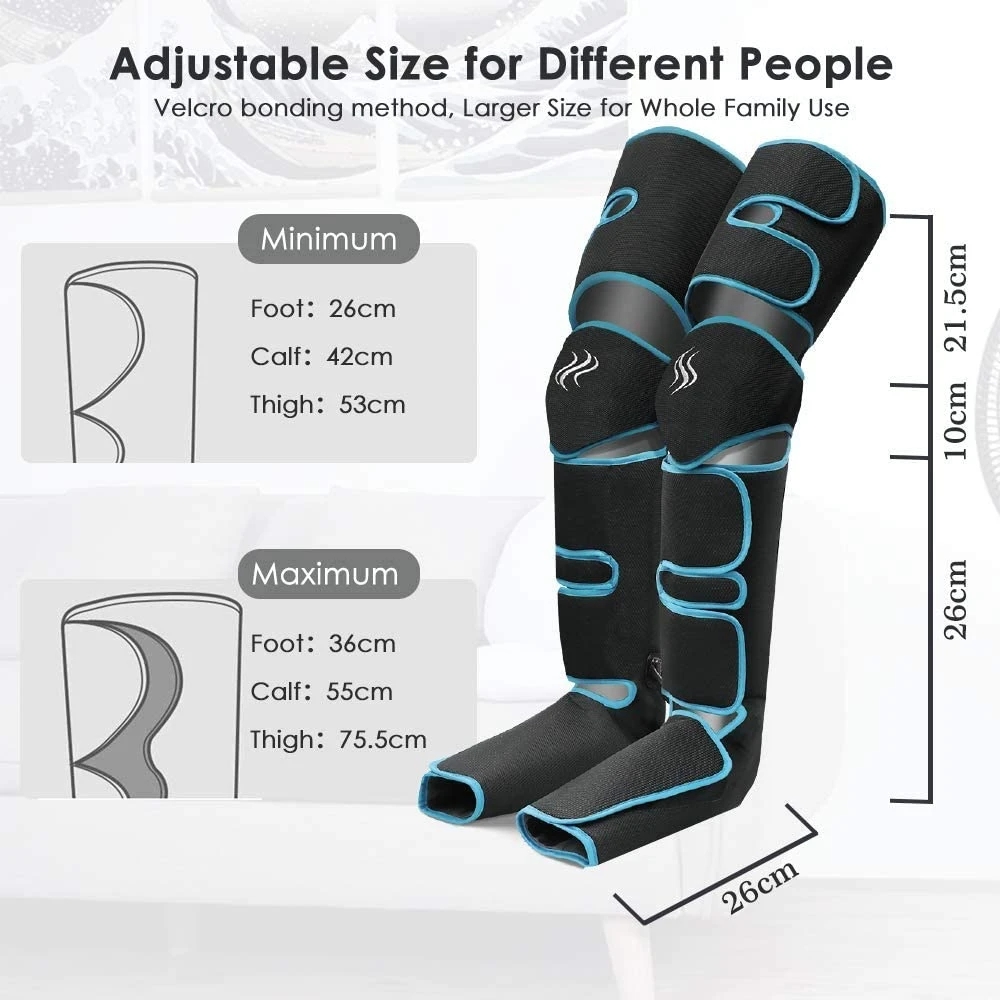 Pressotherapy full electric foot normatec compression boots legs massager machine for recovery