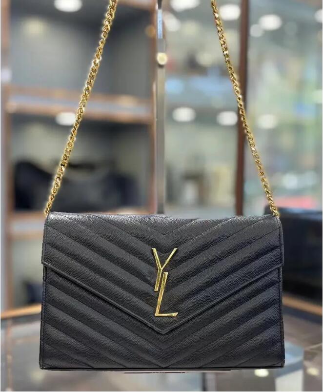2024 Luxury Designer Bag Handbag Women's Tote Bag Leather Messenger Black Fringe LOULOU Crossbody Bag Fashion Shoulder Purse