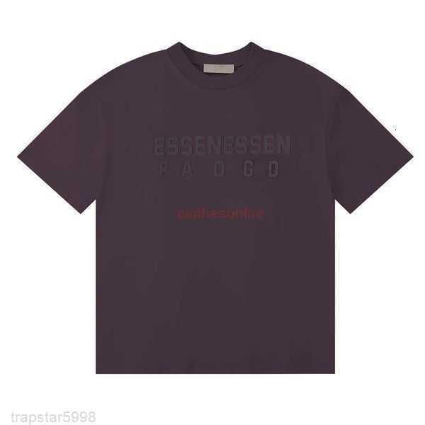 Ess Tees T-shirts Designer Fashion Clothing Street Fog Essen Chest Letter Flocked Loose Round Neck Short Sleeve T-shirt Trendyf1j1
Ess Tees T-shirts Designer Fashion Clothing Street Fog Essen Chest Letter Flocked Loose Round Neck Short Sleeve T-shirt Trendyf1j1