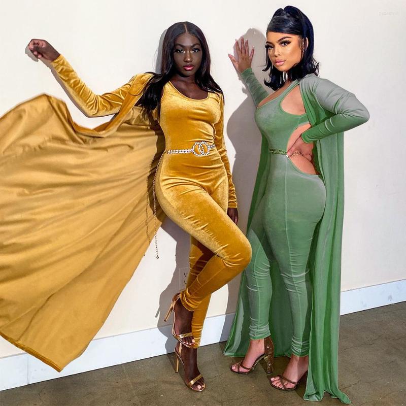 Women' Two Piece Pants Leosd Fashion Velvet Set Autumn Sleeveless One Without Belt Long Sleeve Cardigan Women Tracksuit 2023 Streetwear, Yellow 
Women' Two Piece Pants Leosd Fashion Velvet Set Autumn Sleeveless One Without Belt Long Sleeve Cardigan Women Tracksuit 2023 Streetwear, Yellow
