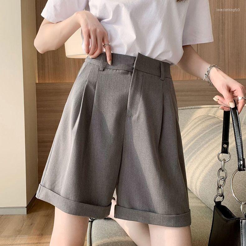 

Women's Pants Loose Suit Shorts High Waisted Summer Skirt Trendyol Short Y2k Streetwear Rave Outfits For Women Zevity Hanbok, White