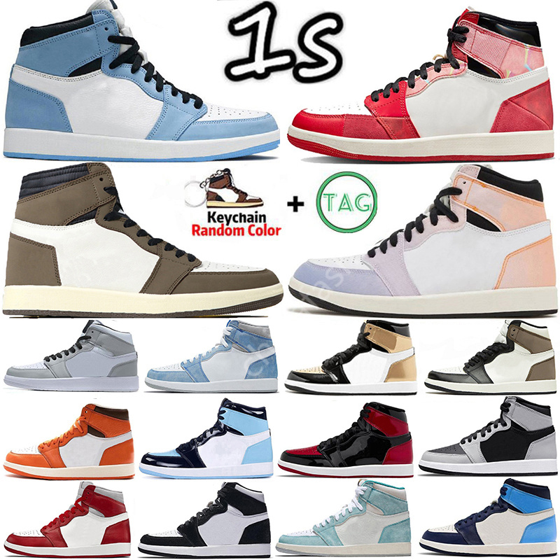 2023 Jumpman 1 Basketball Shoes Men 1s Skyline Next Chapter True University Blue Hyper Royal Panda dark Mocha bred shadow UNC Smoke Grey Women Sport trainers sneakers