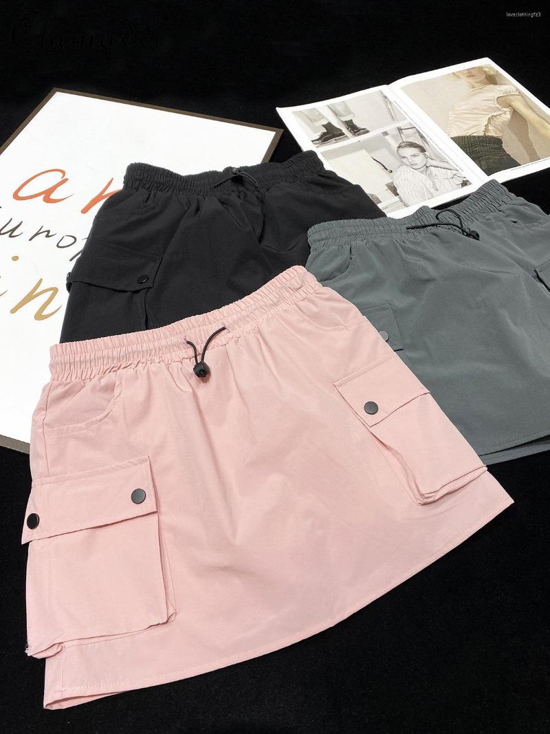 Skirts Girl Pocket Drawstring Workwear Skirt Summer Fashion Quick-Drying Anti-Exposure Sports Elegant A- Line Women, Black
Skirts Girl Pocket Drawstring Workwear Skirt Summer Fashion Quick-Drying Anti-Exposure Sports Elegant A- Line Women, Black