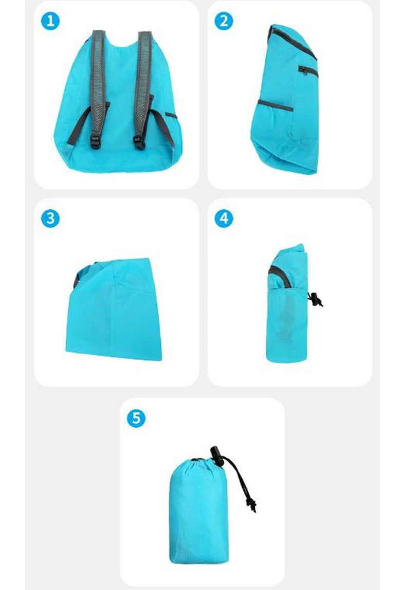 LMFolding Backpack Schoobag For Teenager Big laptop bag Portable Waterproof Nylon Foldable Backpacks Sports 6 Colors for Hiking