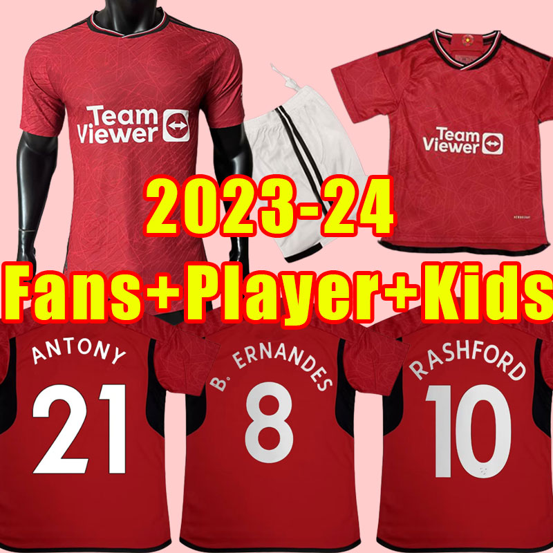 Manchester Soccer Jerseys 2023/24 - Player Edition: Sancho, Fernandes, Rashford & More for UTd Adult Men, Home
Manchester Soccer Jerseys 2023/24 - Player Edition: Sancho, Fernandes, Rashford & More for UTd Adult Men, Home