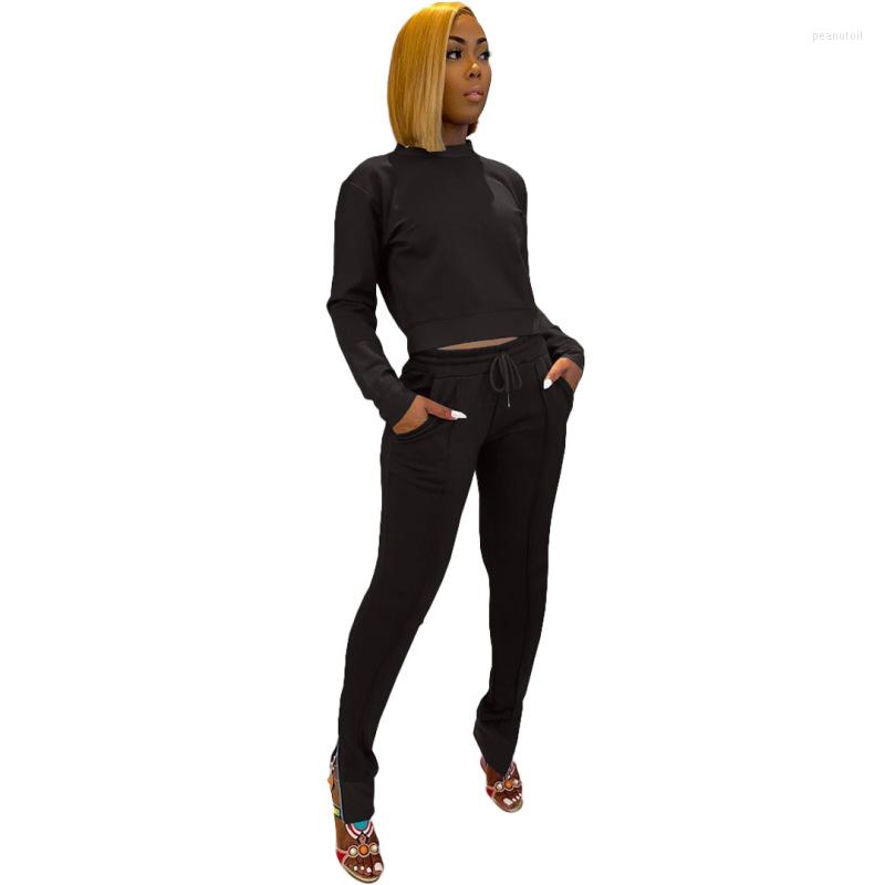 Women' Two Piece Pants Fashion O Neck Long Sleeve Top Suits Set Pockets Tracksuit 2 Fall Outfits Women Sportswear, Black
Women' Two Piece Pants Fashion O Neck Long Sleeve Top Suits Set Pockets Tracksuit 2 Fall Outfits Women Sportswear, Black