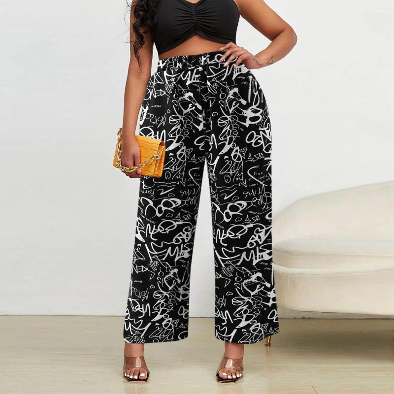 Women's Pants Women Wide Leg Loose Straight Spring Summer Casual Print Chic Comfortable Soft Trousers, White-c
Women's Pants Women Wide Leg Loose Straight Spring Summer Casual Print Chic Comfortable Soft Trousers, White-c