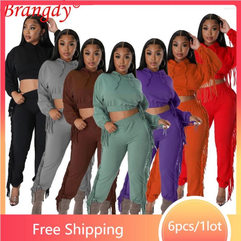 Women' Two Piece Pants 6sets Bulk Items Wholesale Lots Tassel 2 Set Sexy Crop Top Hooded Tracksuit Y2k Clothes Women Casual Outfits, Black
Women' Two Piece Pants 6sets Bulk Items Wholesale Lots Tassel 2 Set Sexy Crop Top Hooded Tracksuit Y2k Clothes Women Casual Outfits, Black