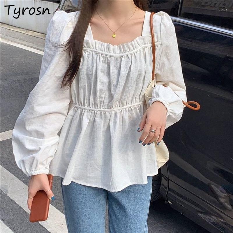 Women' Blouses Square Collar Lantern Sleeve Women Spring Loose Kawaii Elegant Fairy Chic All-match French Style Shirring Students, Black
Women' Blouses Square Collar Lantern Sleeve Women Spring Loose Kawaii Elegant Fairy Chic All-match French Style Shirring Students, Black