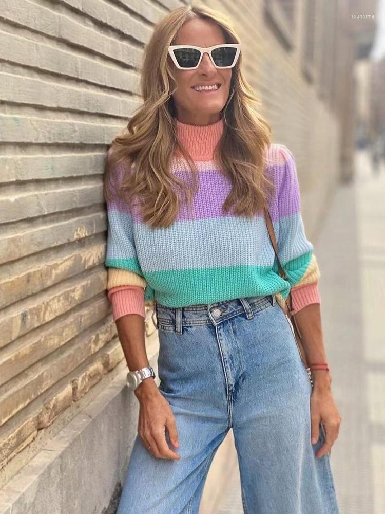 Women' Sweaters Fitshinling Patchwork Striped Turtlenecks For Women Clothing Autumn Winter Knitted Tops Pull Femme Slim Jumper, Orange
Women' Sweaters Fitshinling Patchwork Striped Turtlenecks For Women Clothing Autumn Winter Knitted Tops Pull Femme Slim Jumper, Orange