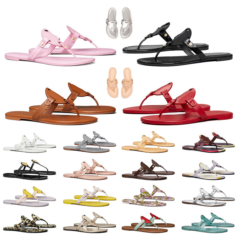Designer Tory sandals famous women Slides Miller Soft Sandal Patent Leather Flip Flops coach Original Metal Millers torys Jelly Thong womens beach shoes size 36-41, E22
Designer Tory sandals famous women Slides Miller Soft Sandal Patent Leather Flip Flops coach Original Metal Millers torys Jelly Thong womens beach shoes size 36-41, E22