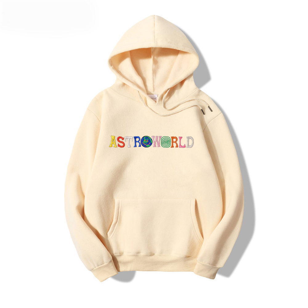 ASTROWORLD WISH YOU WERE HERE HOODIES Letter Embroidered ASTROWORLD HOODIE Streetwear Man Woman Pullover