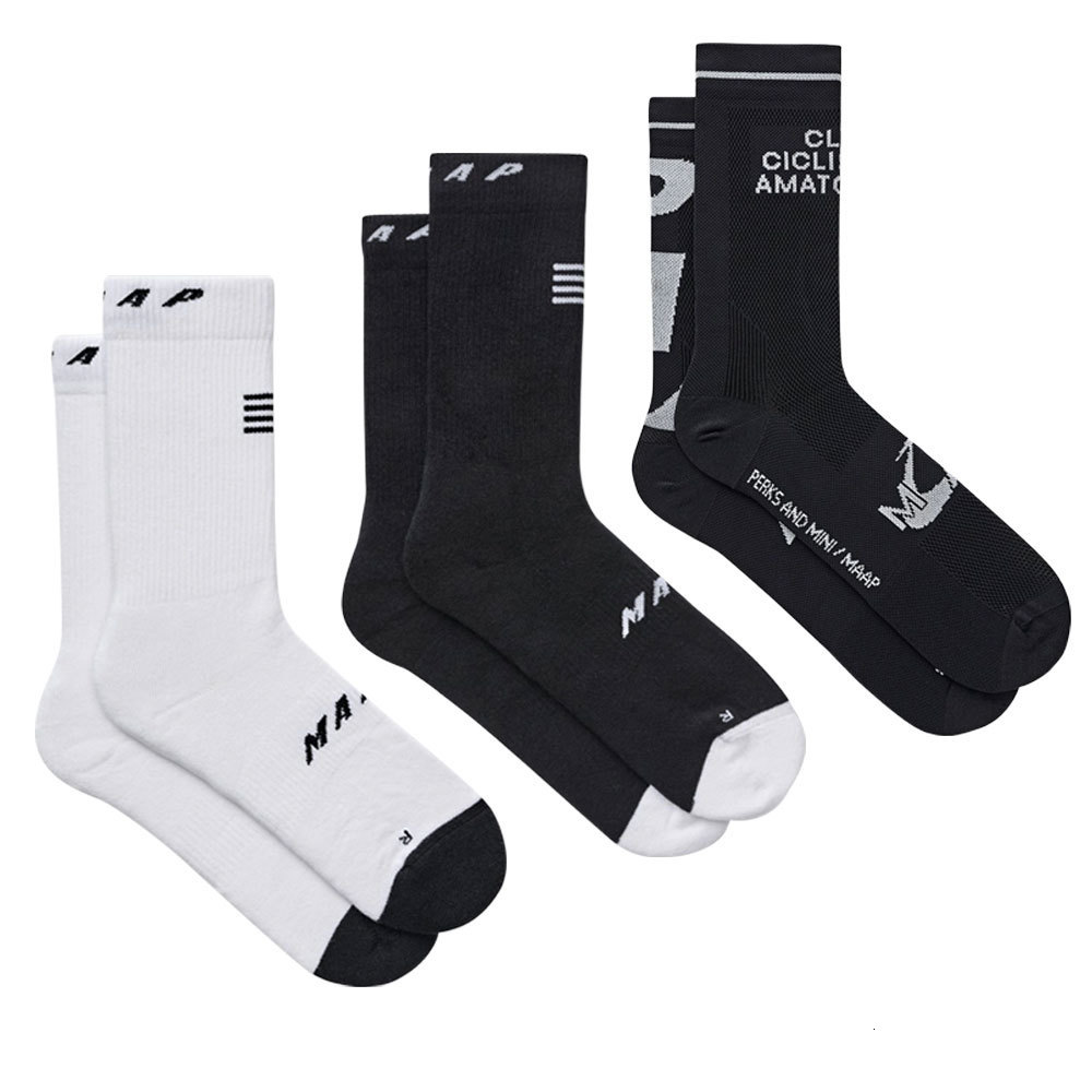 Sports Socks MAAP Cycling Men Women Bicycle Breathable Road MTB Bike Outdoor Travel Runing Football Basketball 230608
