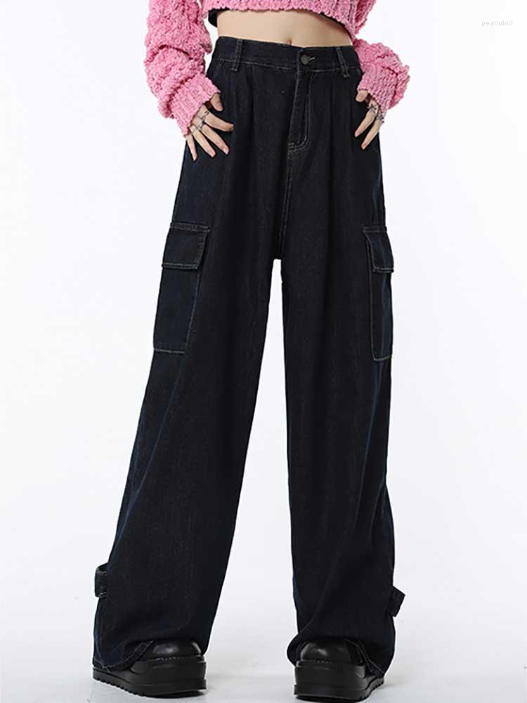 Women' Jeans Harajuku Wide Leg For Woman Y2k Baggy Pants High Waist Mom Fashion Streetwear Denim Trousers, Blue
Women' Jeans Harajuku Wide Leg For Woman Y2k Baggy Pants High Waist Mom Fashion Streetwear Denim Trousers, Blue