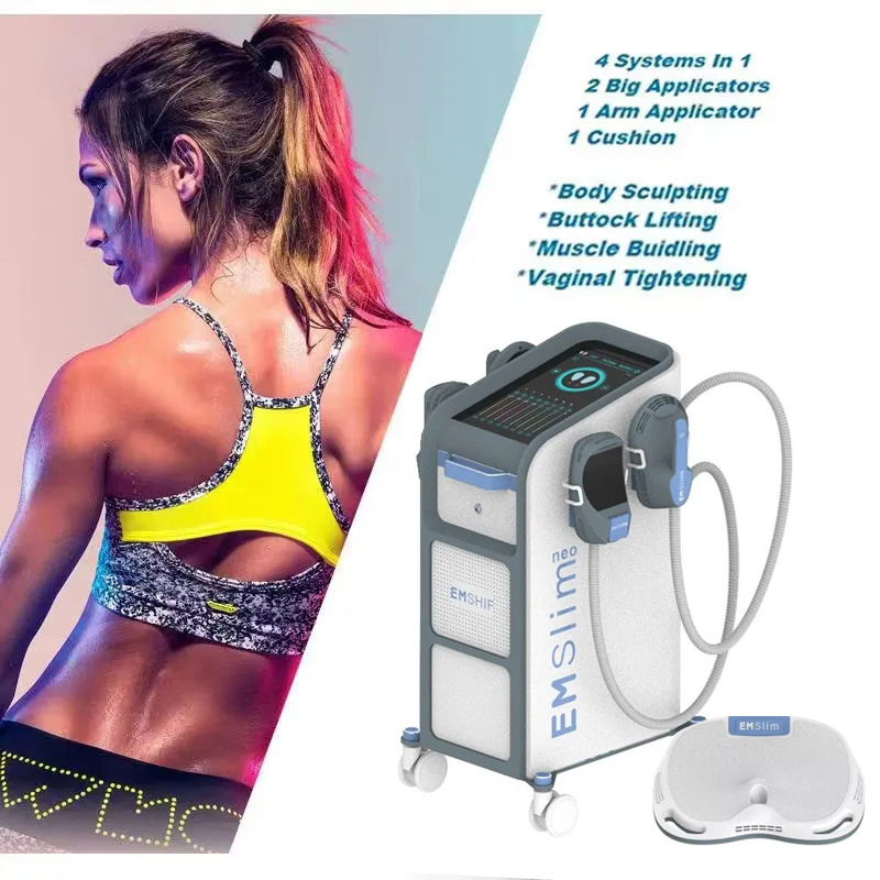 Tesla EMSlim NEO RF Slimming Machines Electromagnetic Stimulation Build Muscle fat reduce Buttock Lifting Salon Equipment Factory price
