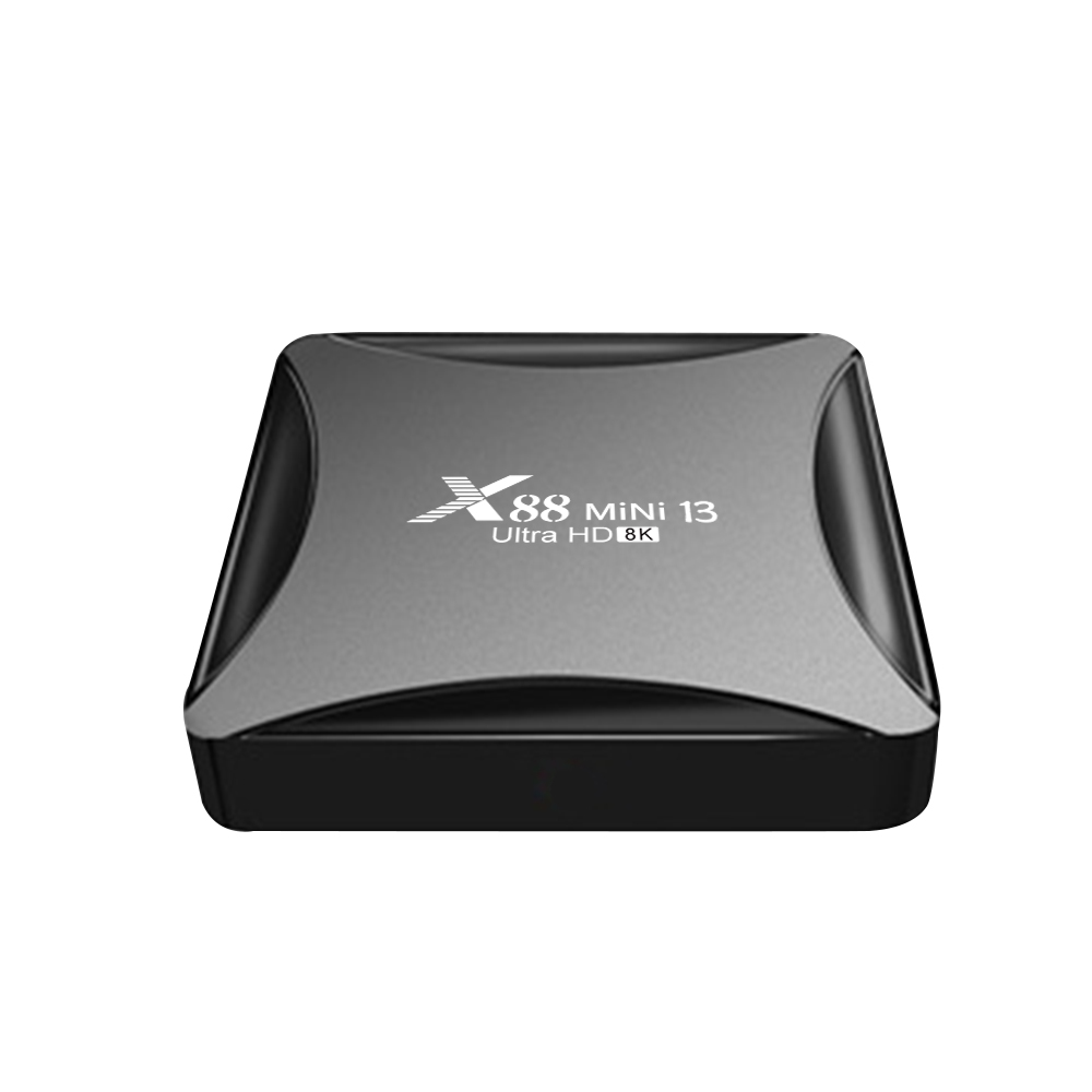X88 Mini 13 Android 13.0 RK3528 Rockchip Quad Core Smart TV Box 8K HDR 2.4G 5G Dual Wifi LAN 100M RAM 2GB 4GB ROM 16GB 32GB
