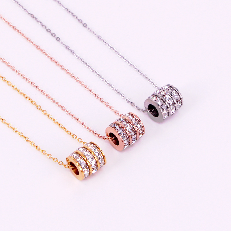 18K rose gold stainless steel roman pendant necklaces jewelry hollow designer shining crystal link chains choker necklace gift
18K rose gold stainless steel roman pendant necklaces jewelry hollow designer shining crystal link chains choker necklace gift