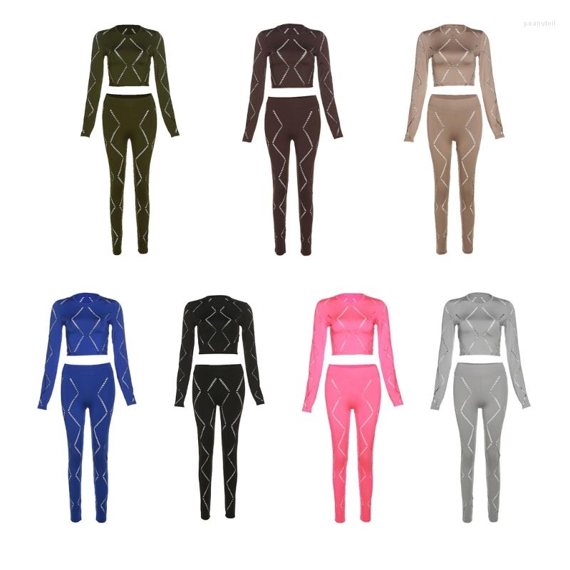 Women' Two Piece Pants Spring Trend Skinny Women Tracksuits Sexy Hollow-out Tops With Slim Pencil 2-Piece Matching Set Casual Outfits, Brown
Women' Two Piece Pants Spring Trend Skinny Women Tracksuits Sexy Hollow-out Tops With Slim Pencil 2-Piece Matching Set Casual Outfits, Brown