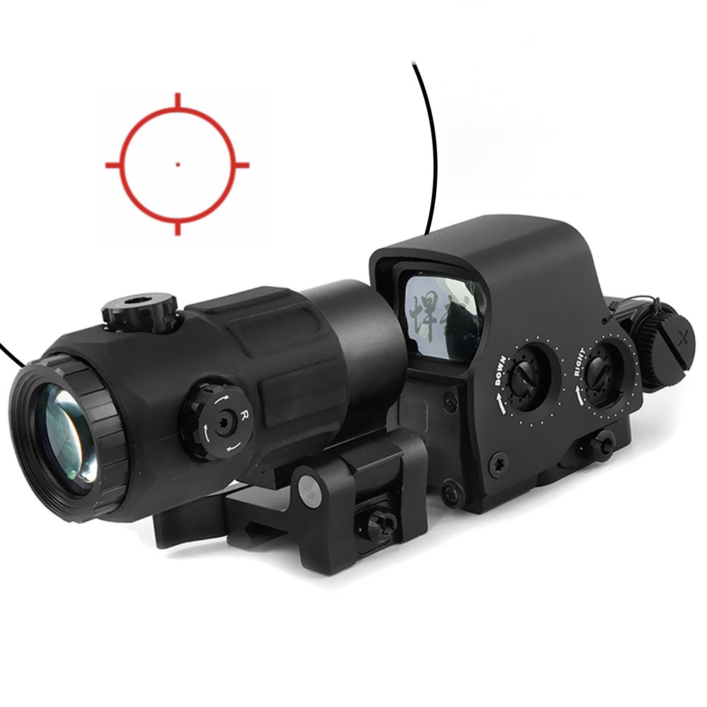 HolyWarrior S1 EXPS3-0 558 Holograhic And G45 5X Magnifier Hybrid Sight W/Original Marking Combo