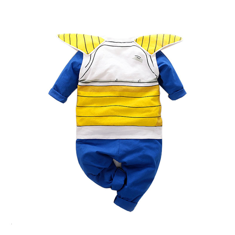 Rompers Dragon DBZ Anime Baby Boy Clothes Halloween Cosplay Costume Jumpsuit Infants Rompers Rampers Cotton born Born Bodysuit 230608 - view 4