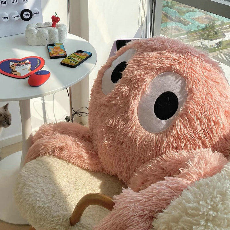 Plush Dolls 1PC 175CM Giant Swag Ferry Green Pink Octopus Alien Monster Toy Stuffed Long Arms Legs Throw Boyfriend Pillow Room Decor 230608