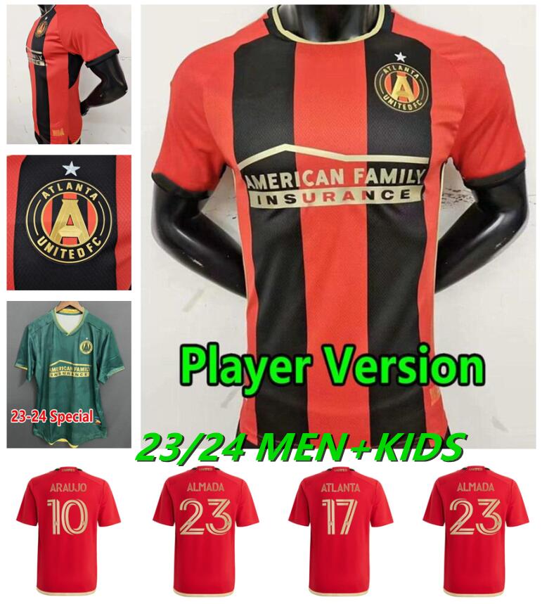 23 24 Atlanta United FC Soccer Jerseys Fans Player Version ARAUJO ROBINSON football shirt ROSSETTO ALMADA SOSA GIAKOUMAKIS CHOL 2023 2024 SEJDIC Men kids maillots 66
23 24 Atlanta United FC Soccer Jerseys Fans Player Version ARAUJO ROBINSON football shirt ROSSETTO ALMADA SOSA GIAKOUMAKIS CHOL 2023 2024 SEJDIC Men kids maillots 66