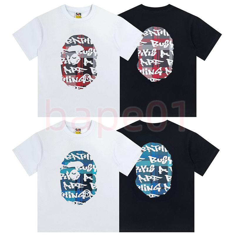 Bape Mens Designer T Shirts Mans Letter Graffiti Printing Casual Short Sleeves Summer T Shirt Couples Woman Tees Asian Size M-2XL, White
Bape Mens Designer T Shirts Mans Letter Graffiti Printing Casual Short Sleeves Summer T Shirt Couples Woman Tees Asian Size M-2XL, White