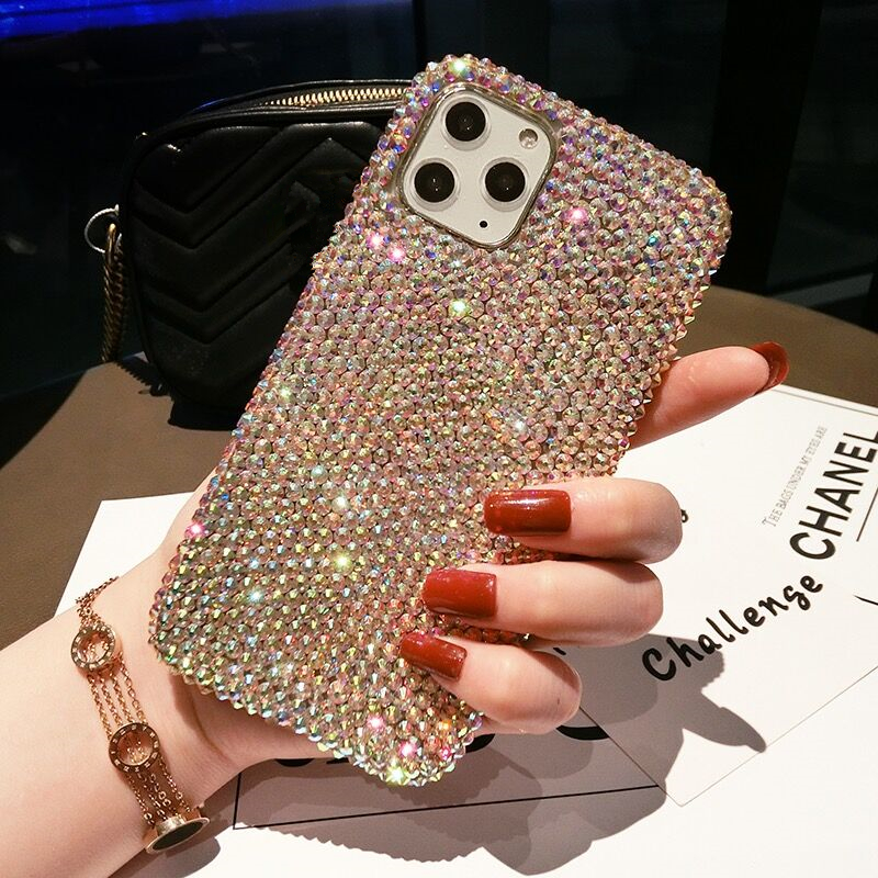 Handmade Bling Full Rhinestone Diamond Case For iPhone 14 11 12 13 Pro Max XS XR X 7 8 Plus Case Glitter Women Girl Lady 
Handmade Bling Full Rhinestone Diamond Case For iPhone 14 11 12 13 Pro Max XS XR X 7 8 Plus Case Glitter Women Girl Lady