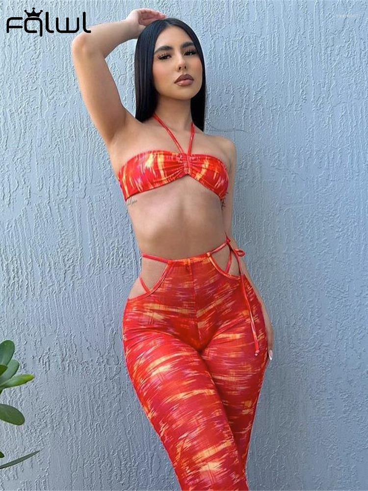 Women' Two Piece Pants Habbris Summer Sexy Bodycon 2 Sets Women Outfits 2023 Hollow Out Halter Crop Top Bandage Print Red Matching Set
Women' Two Piece Pants Habbris Summer Sexy Bodycon 2 Sets Women Outfits 2023 Hollow Out Halter Crop Top Bandage Print Red Matching Set