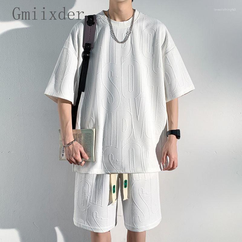 Men's Tracksuits Hip Hop Casual Sports Set Men Summer Loose Size Waffle 2pcs Vintage Short Sleeve T-shirt Shorts Letter Texture Set/single, Black shorts
Men's Tracksuits Hip Hop Casual Sports Set Men Summer Loose Size Waffle 2pcs Vintage Short Sleeve T-shirt Shorts Letter Texture Set/single, Black shorts