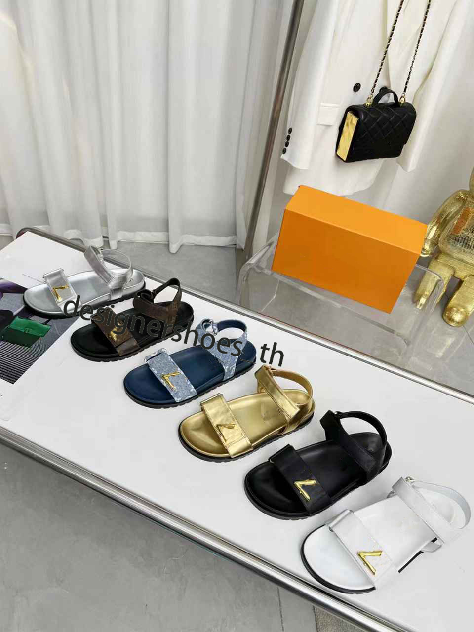 Designer Shoes Paseo Sandals Women Shoes Rubber Flat Mules Comfort Loafers Presbyopia Printing Slippers Platform Buckle Sandal Denim, 10
Designer Shoes Paseo Sandals Women Shoes Rubber Flat Mules Comfort Loafers Presbyopia Printing Slippers Platform Buckle Sandal Denim, 10
