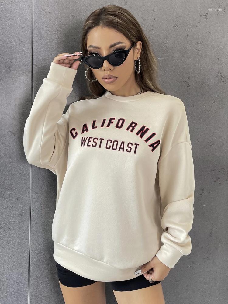 Women' Hoodies California West Print Women Long Sleeves Vintage All-math Sweatshirt Casual Fashion Clothing Oversize Warm Female, Beige
Women' Hoodies California West Print Women Long Sleeves Vintage All-math Sweatshirt Casual Fashion Clothing Oversize Warm Female, Beige