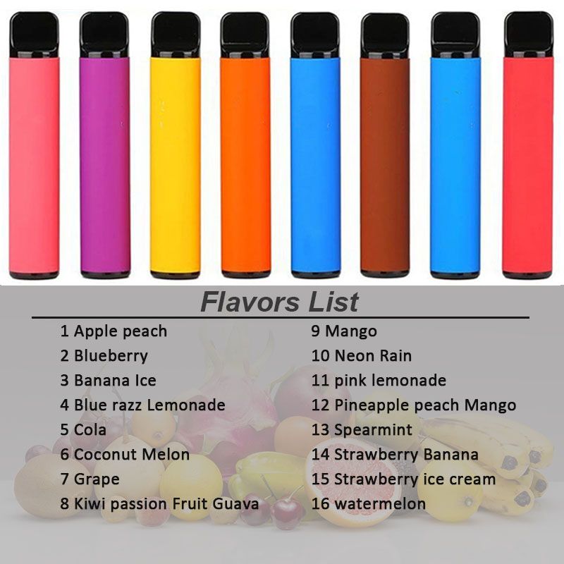Disposable E-cigarettes ef 600 puffs electronic cigarettes vape 850mAh 4.8ml battery Prefilled Stick pen strength 2% VAPES 16FLAVORS
Disposable E-cigarettes ef 600 puffs electronic cigarettes vape 850mAh 4.8ml battery Prefilled Stick pen strength 2% VAPES 16FLAVORS