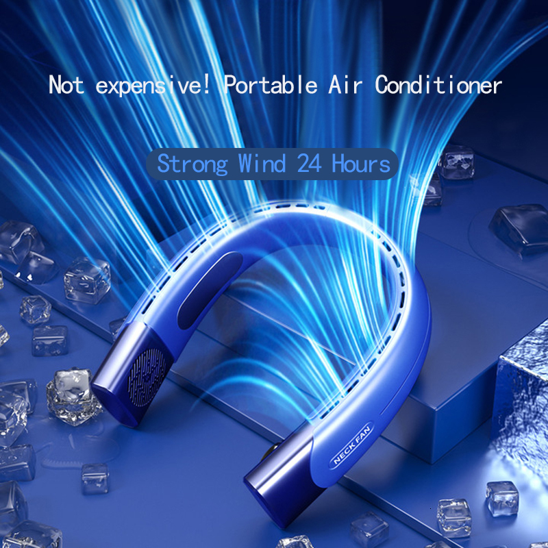 Other Home Garden Hanging Neck Fan Portable Air Conditioner USB 4000mah Rechargeable Air Cooler 5 Speed Electric Fan For Outdoor 230607
Other Home Garden Hanging Neck Fan Portable Air Conditioner USB 4000mah Rechargeable Air Cooler 5 Speed Electric Fan For Outdoor 230607