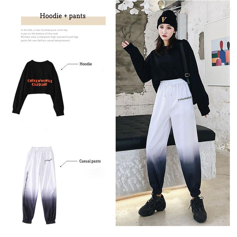 Women's Two Piece Pants Women Set Casual Jogging Long Sleeve Top And Suit Sportwear Tracksuit Outfits Solid Lounge Wear, Black hoody
Women's Two Piece Pants Women Set Casual Jogging Long Sleeve Top And Suit Sportwear Tracksuit Outfits Solid Lounge Wear, Black hoody