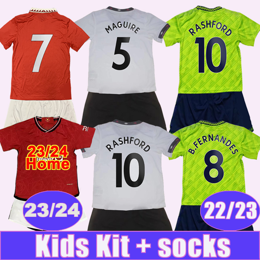 2023 24 RASHFORD Kids kit Soccer Jerseys 22 23 GREENWOOD LINGARD B. FERNANDES SANCHO POGBA Home Away 3rd Football Shirt Short Sleeve Uniforms, Tz11332 22 23 3rd no socks
2023 24 RASHFORD Kids kit Soccer Jerseys 22 23 GREENWOOD LINGARD B. FERNANDES SANCHO POGBA Home Away 3rd Football Shirt Short Sleeve Uniforms, Tz11332 22 23 3rd no socks