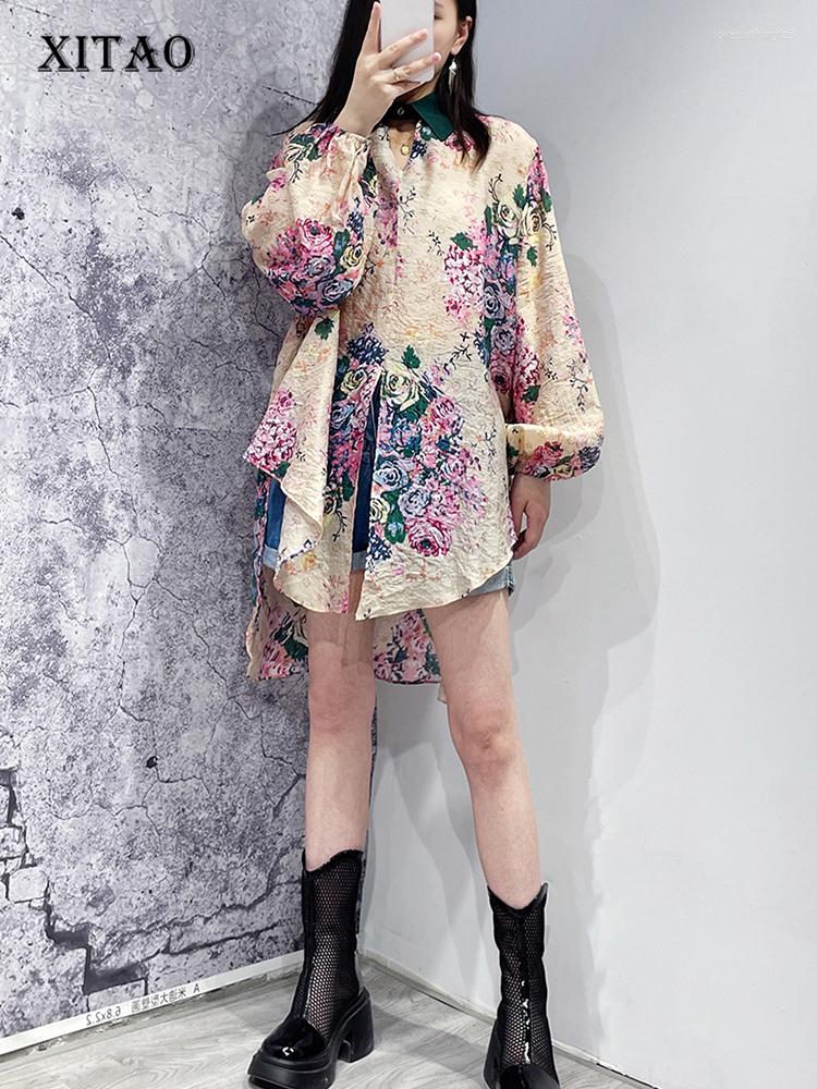 Women's Blouses XITAO Casual Print Turn-down Collar Sunscreen Shirt Women Female 2023 Summer Arrival Fashion Long Sleeve Blouse WLD16526, Mixed color wld16526
Women's Blouses XITAO Casual Print Turn-down Collar Sunscreen Shirt Women Female 2023 Summer Arrival Fashion Long Sleeve Blouse WLD16526, Mixed color wld16526