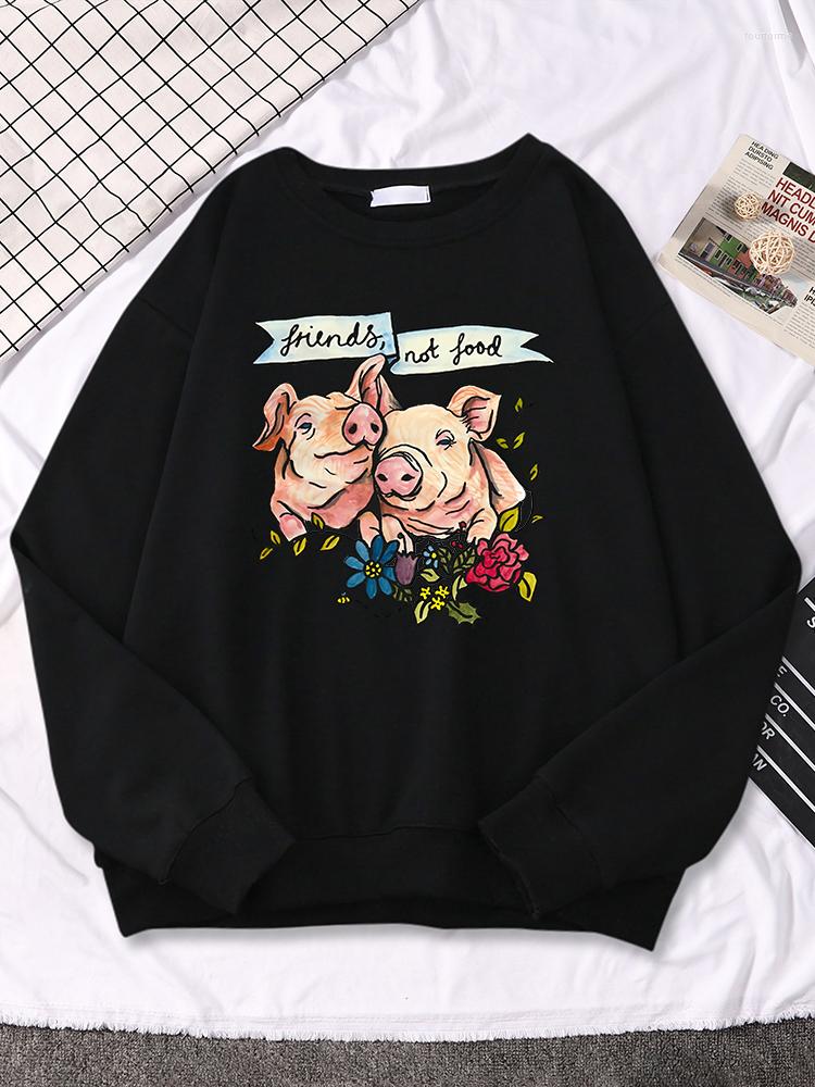 Women' Hoodies Friends Not Food Pig Veggie Vegan Illustration Printed Women Hoody Casual O-Neck Tops Fleece Cute Pullover Oversize Woman, Beige
Women' Hoodies Friends Not Food Pig Veggie Vegan Illustration Printed Women Hoody Casual O-Neck Tops Fleece Cute Pullover Oversize Woman, Beige