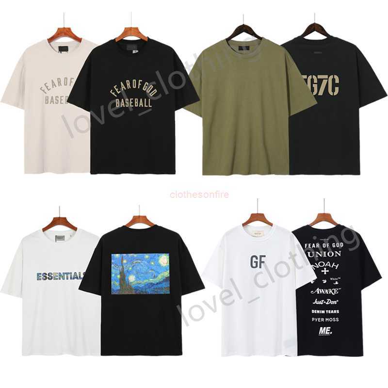 FOG Designer Tees ESS Mens Women T-Shirt suit shorts Fashion Summer leisure loos short sleeves Cotton high street print Luxurys Tops Clothing Size S-XL
FOG Designer Tees ESS Mens Women T-Shirt suit shorts Fashion Summer leisure loos short sleeves Cotton high street print Luxurys Tops Clothing Size S-XL