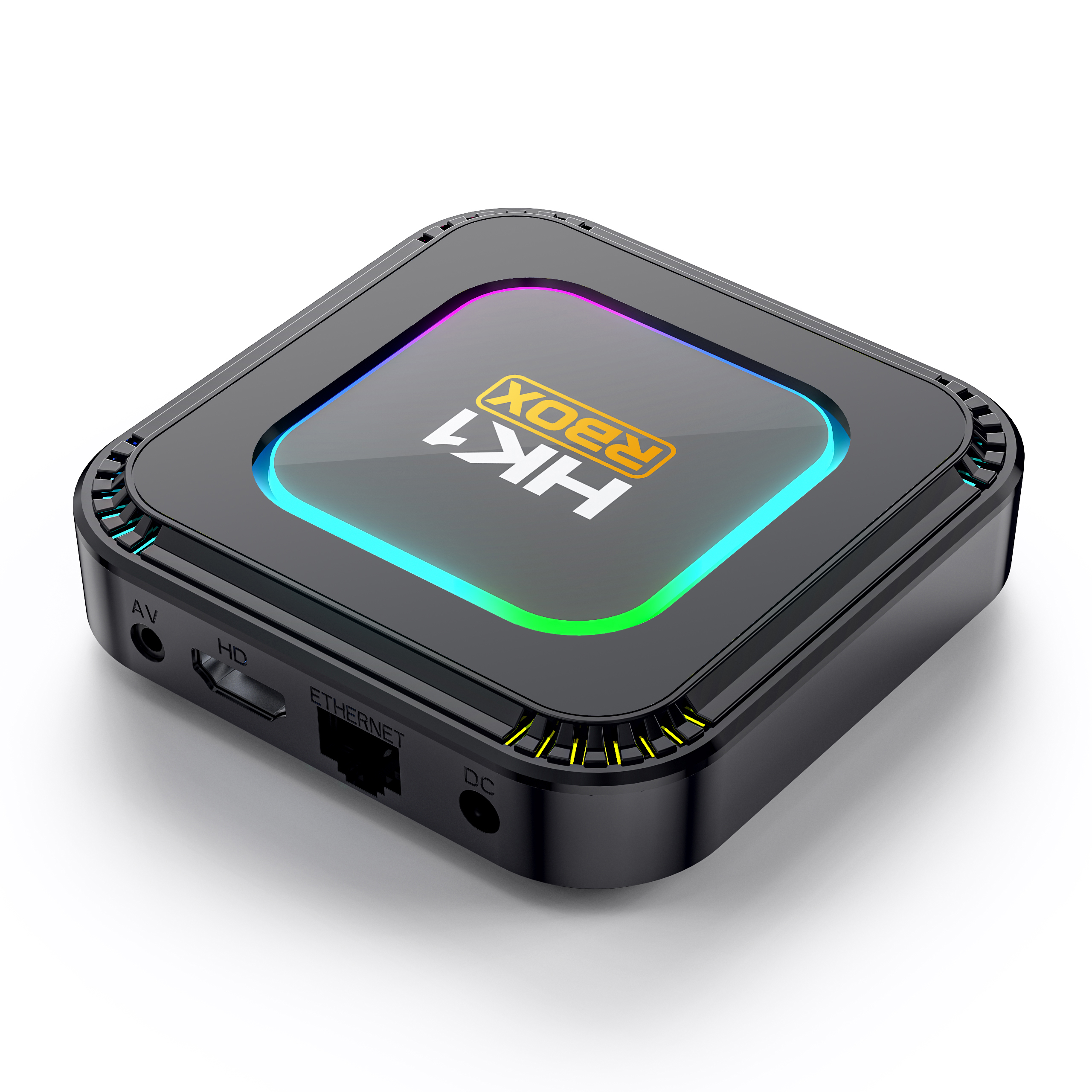 RGB light Android 13 TV box HK1 Rbox K8 2G 4G RAM 16G 32G 64G 128G ROM dual WiFi 4K RK3528 chip WiFi 6 set top box