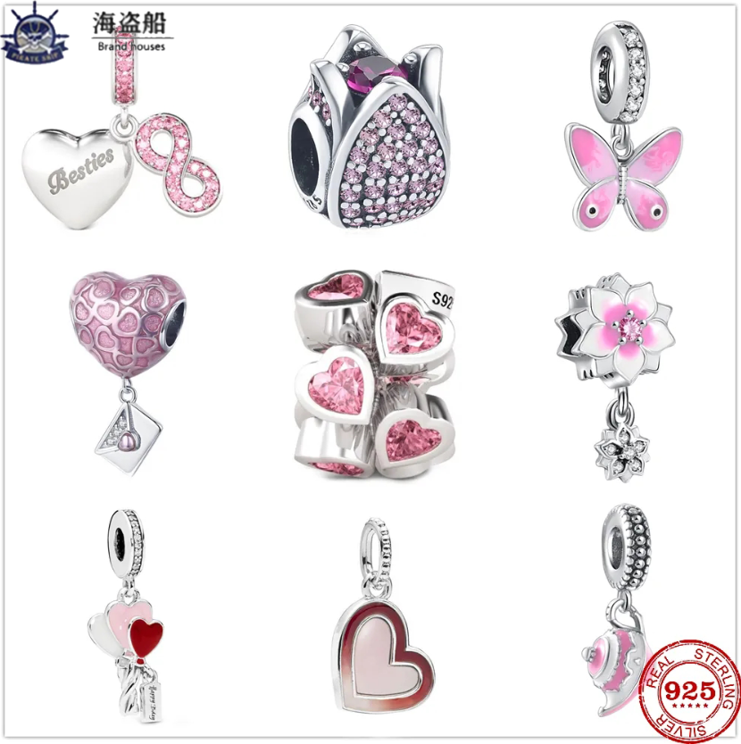 For pandora charms authentic 925 silver beads stitch Bead Pink Rose Butterfly Heart-Shaped B Bracelet
For pandora charms authentic 925 silver beads stitch Bead Pink Rose Butterfly Heart-Shaped B Bracelet