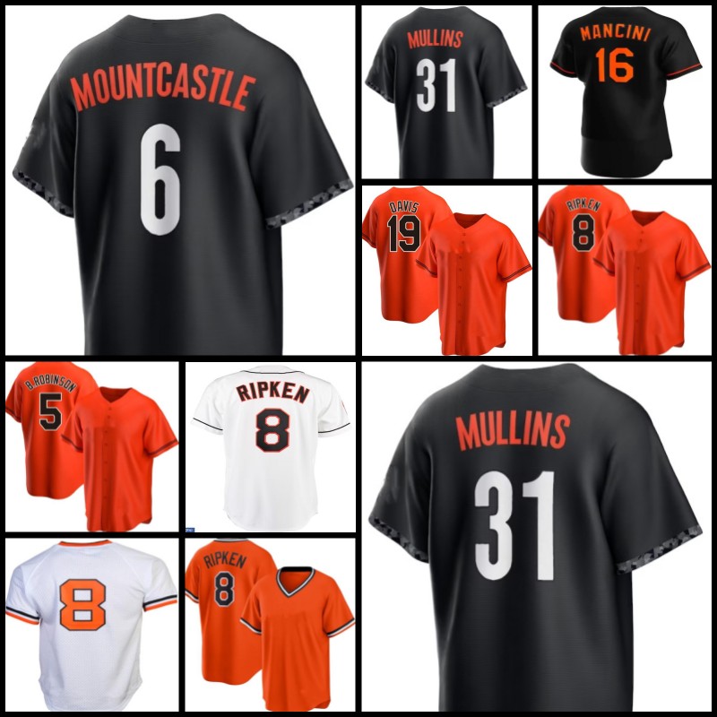 Adley Rutschman Baseball Jersey Cedric Mullins Gunnar Henderson Ryan Mountcastle Corbin Burnes Felix Bautista Austin Hays Jorge Mateo John Means Jackson Holliday