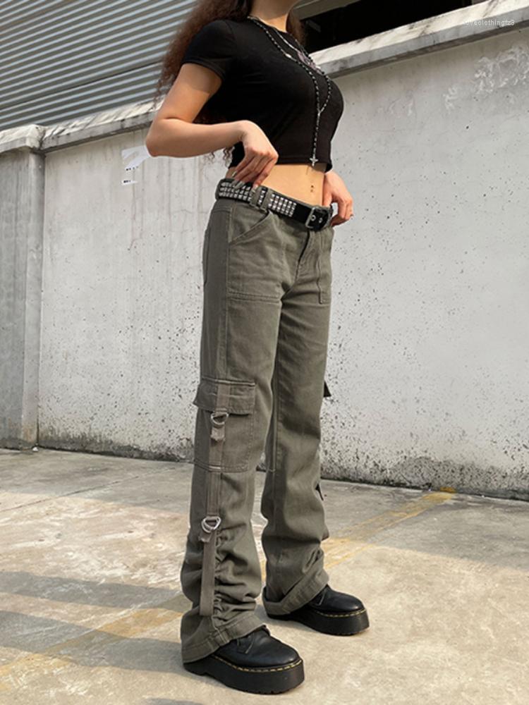 Women's Jeans WeiYao Side Shirring Vintage Casual Low Waist Denim Pants Pockets Patchwork Streetwear Cargo Woman 90s Aesthetic Bottoms, Picture shown
Women's Jeans WeiYao Side Shirring Vintage Casual Low Waist Denim Pants Pockets Patchwork Streetwear Cargo Woman 90s Aesthetic Bottoms, Picture shown