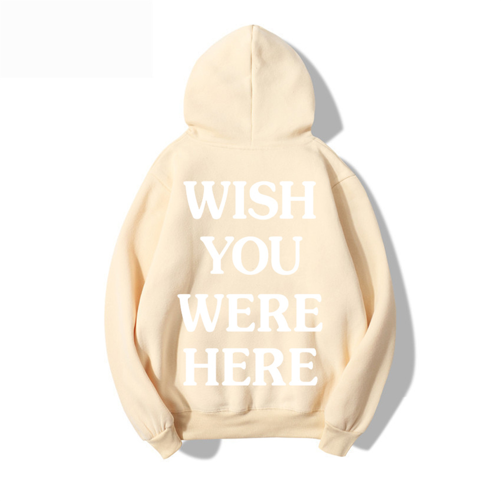 ASTROWORLD WISH YOU WERE HERE HOODIES Letter Embroidered ASTROWORLD HOODIE Streetwear Man Woman Pullover