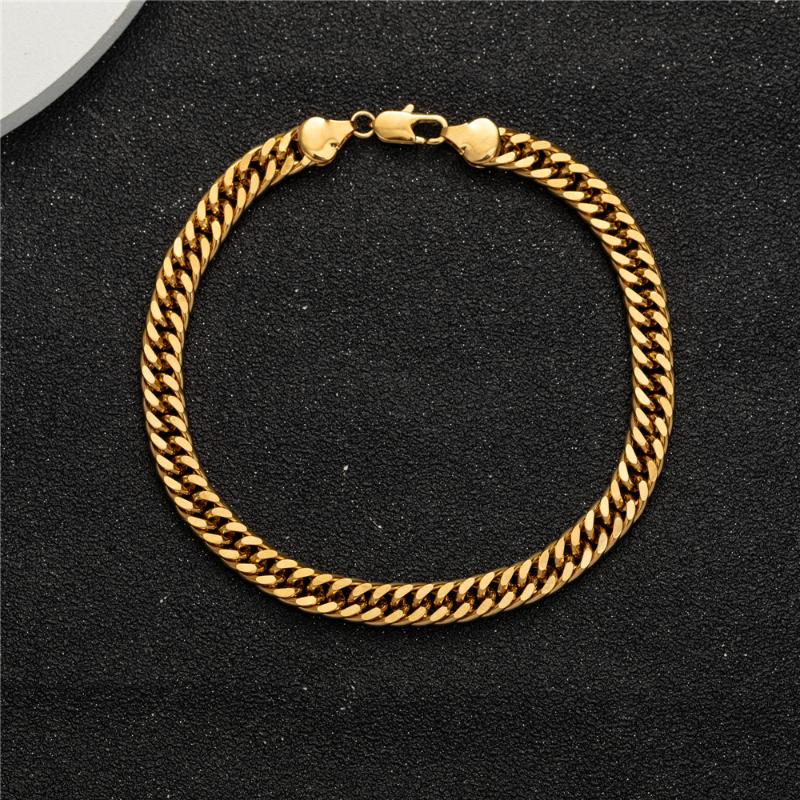 Anklets Gold Plated Chunky Anklet Chain Link Punk Anklet Link Chain Thick 9 10 11 Inches Ankletss Bracelet Unisex Charm Anklets Designer Anklet Gifts 