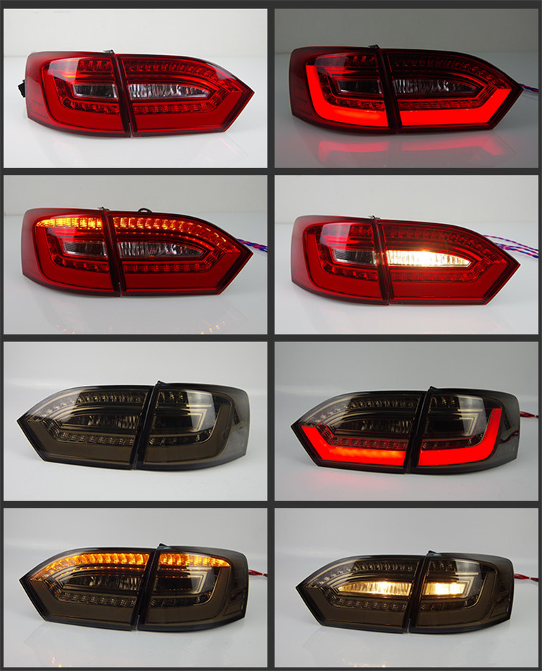 Auto Taillight For VW Jetta MK6 2012-2014 Taillights LED DRL Running Lights Fog Lights Turn Signal Rear Parking Lights